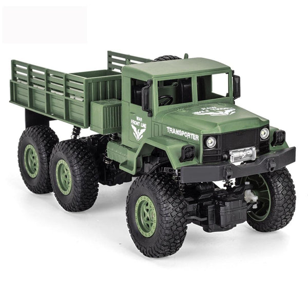 2.4Ghz 4Ch Rc Dongfeng 8 Six Wheeled Armor Truck Toy Green Remote Controlled Toys