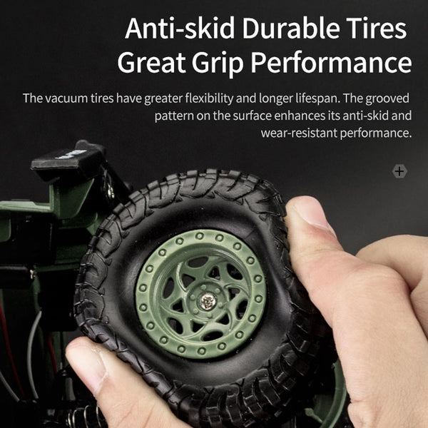 2.4Ghz 4Ch Rc Dongfeng 8 Six Wheeled Armor Truck Toy Green Remote Controlled Toys