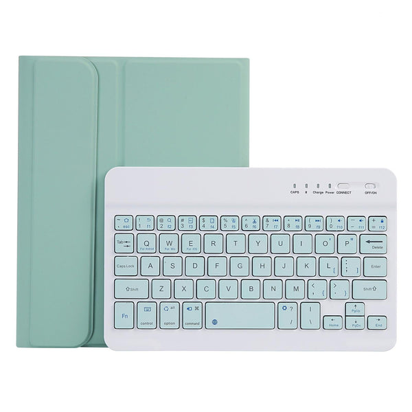 Ultra Thin Bluetooth Keyboard Tablet Case For Ipad Mini 6 With Stand And Pen Slot Candy Colour Green Laptop Cases & Bags