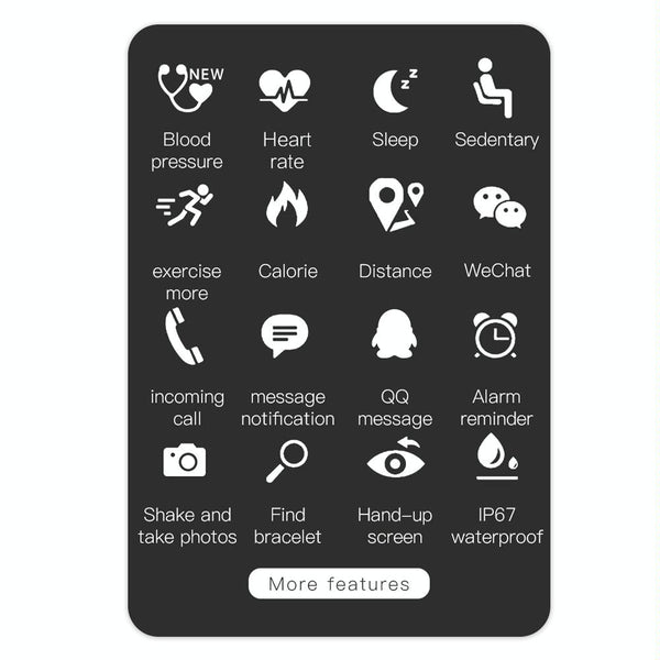 Waterproof Smart Bracelet With Call Heart Sleep Bp And Oxygen Monitoring Ip67 Green Activity Trackers