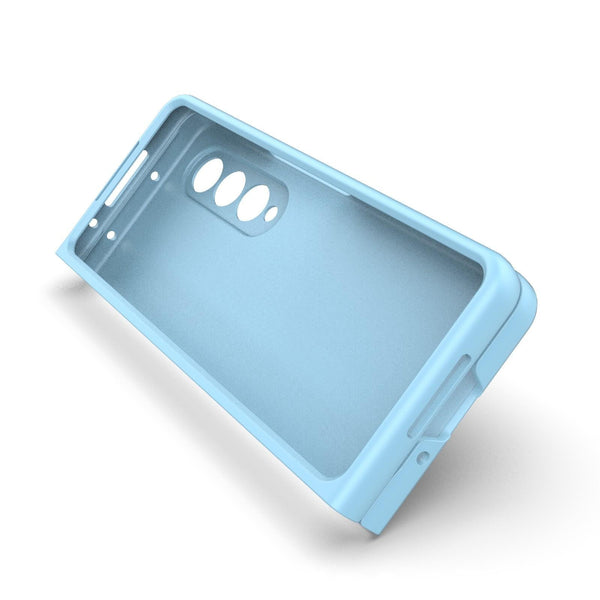 For Samsung Galaxy Z Fold4 5G Foldable Shockproof Phone Case With Magic Shield Slim Design Dark Blue Other Mobile Accessories