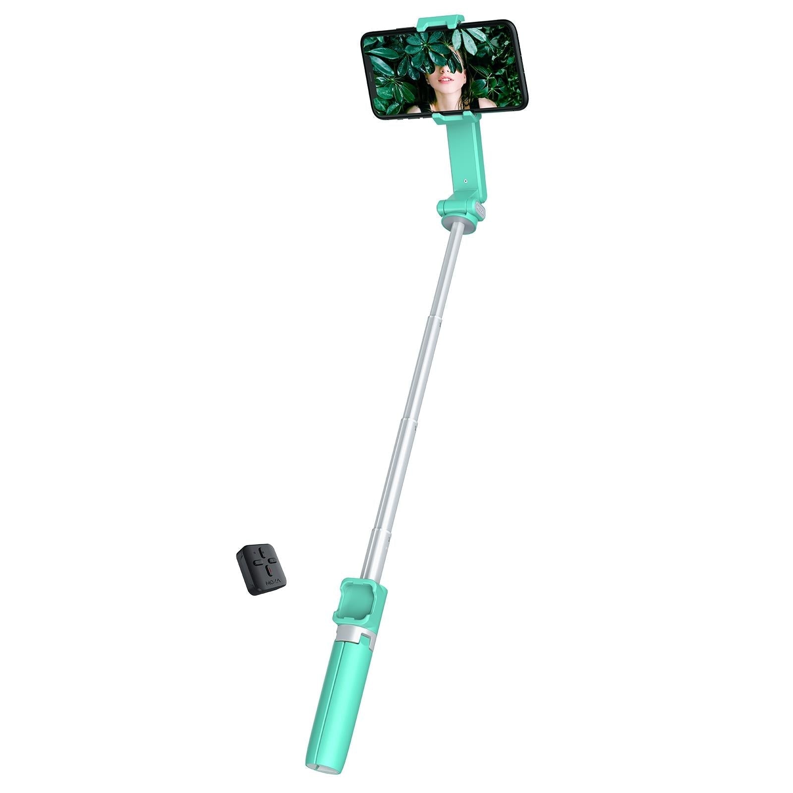 Foldable Selfie Stick Handheld Gimbal Stabilizer For Smartphone Green Stabilizers
