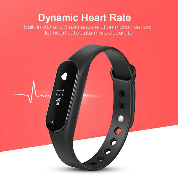 Bluetooth Smart Bracelet With Heart Rate Monitor And Sleep Tracker Green Activity Trackers