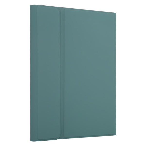 Bluetooth Tablet Case For Ipad 10.2 / Air 2019 With Touch Pad & Backlight Pen Holder Detachable Microfiber Leather Dark Green Laptop Cases & Bags