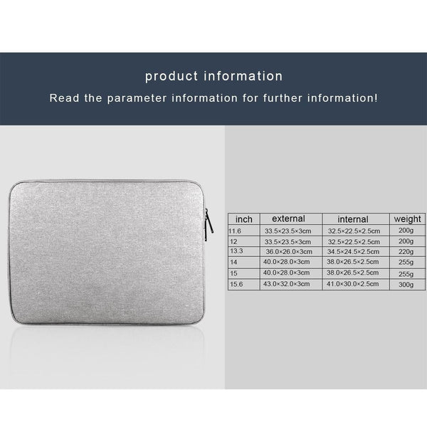 Parallel Deals Universal Oxford Cloth Laptop Tablet Bag 14 15.4 Inch Business Inner Package Dark Gray Laptop Cases & Bags