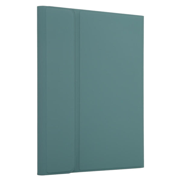 Bluetooth Keyboard & Tablet Case For Ipad 9.7 With Touch Pad Pen Slot Holder Detachable Microfiber Leather Dark Green Keyboards