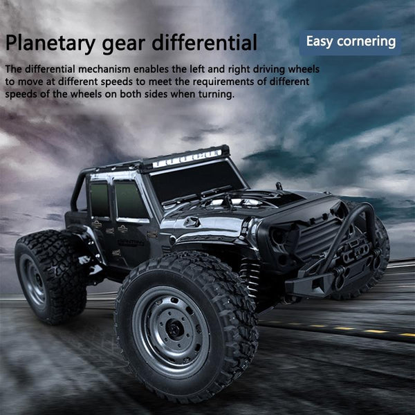 1 16 2.4G Electric 4Wd Off Road Rc Car Toy Dark Gray Remote Controlled Toys