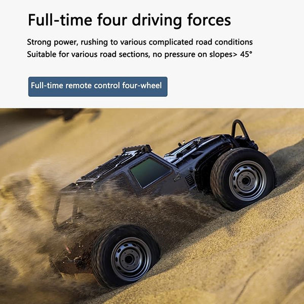1 16 2.4G Electric 4Wd Off Road Rc Car Toy Dark Gray Remote Controlled Toys