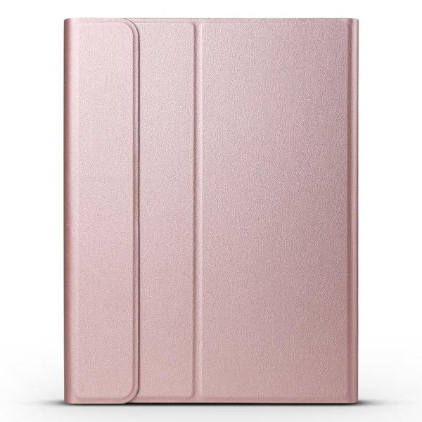 Bluetooth Keyboard & Leather Tablet Case For Ipad Pro 11 Detachable Brushed Texture Horizontal Flip Holder Rose Gold Keyboards