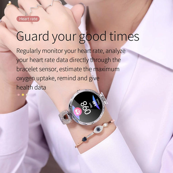 Waterproof Smart Bracelet With Lcd Screen And Heart Rate Monitor Rose Gold Smart Watches