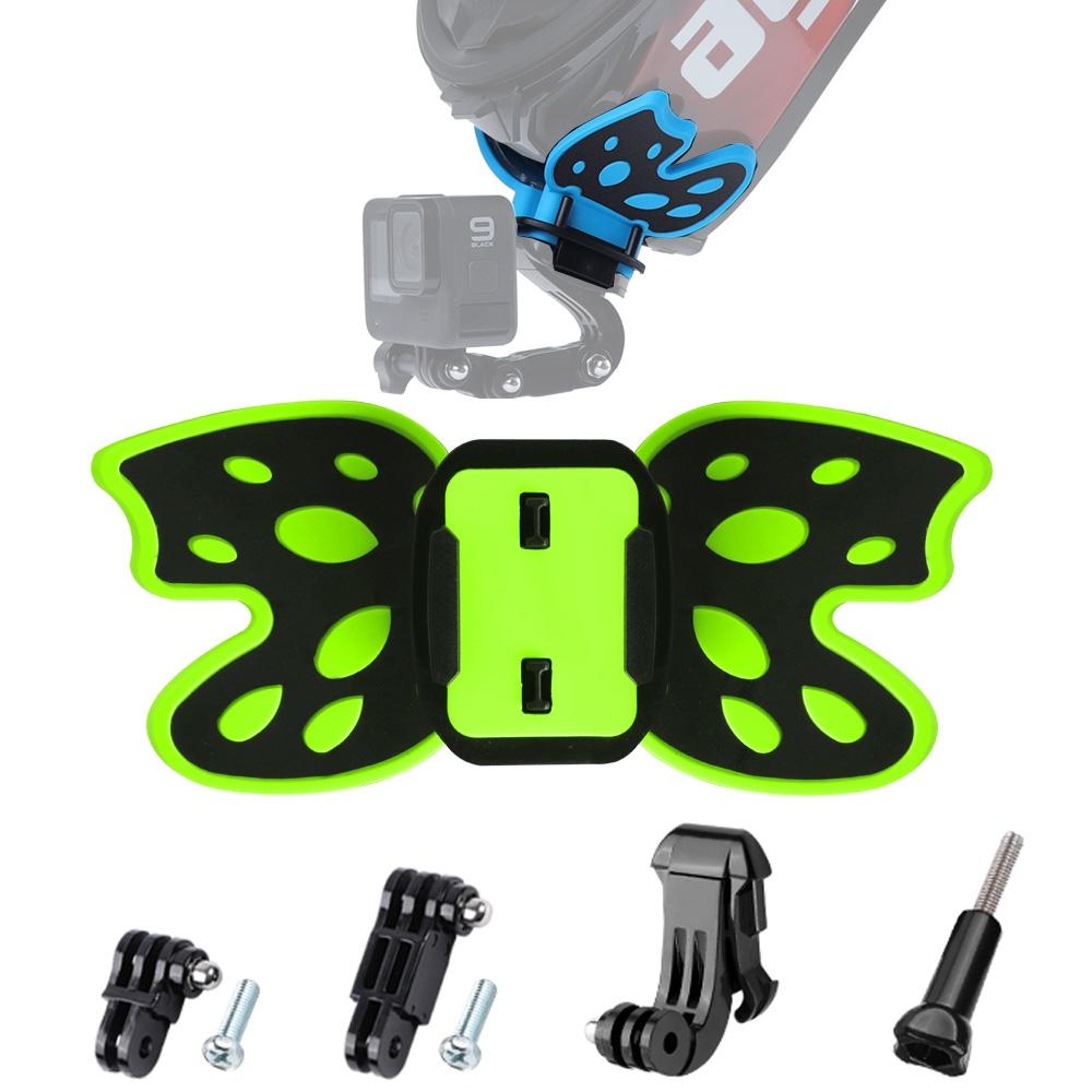 3 Way Pivot Arm Butterfly Helmet Mount For Gopro Hero12 Bike Camera Holders Mounts