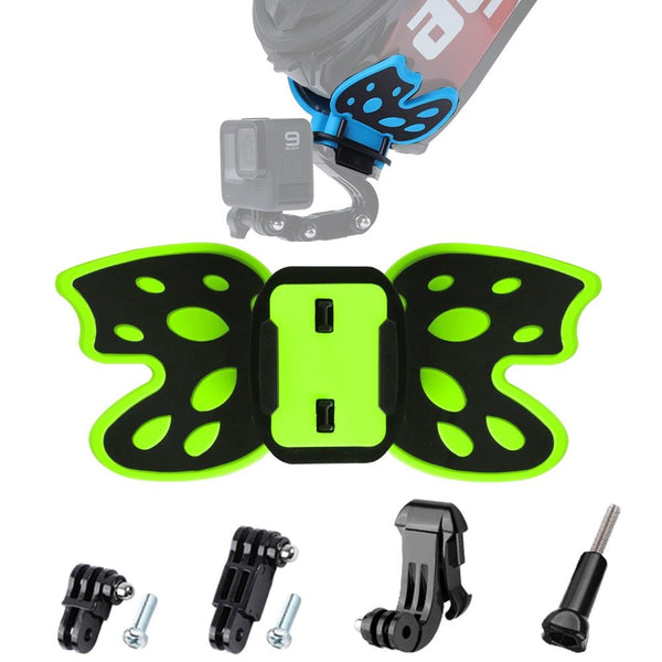 3 Way Pivot Arm Butterfly Helmet Mount For Gopro Hero12 Bike Camera Holders Mounts
