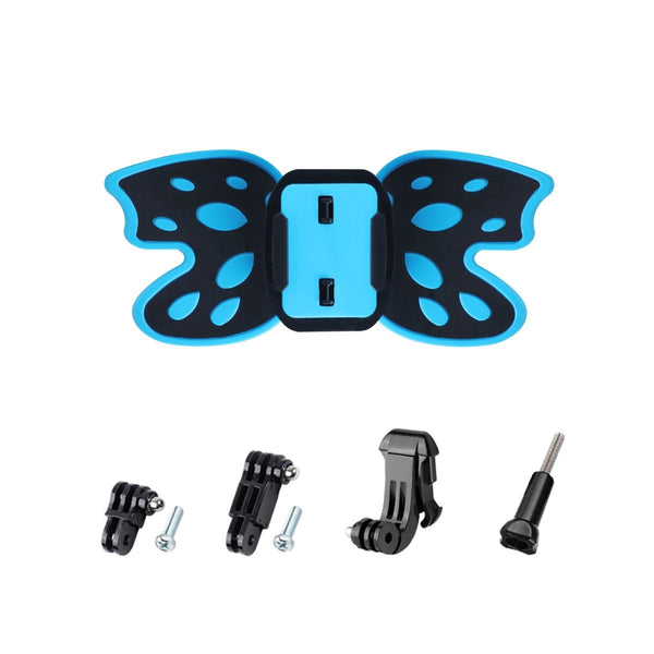3 Way Pivot Arm Butterfly Helmet Mount For Gopro Hero12 Bike Camera Holders Mounts