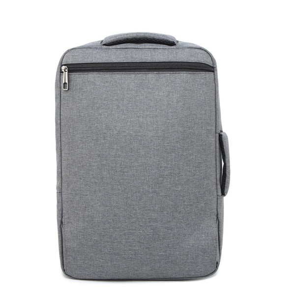 Breathable Casual Backpack For Notebooks And Tablets Large Capacity Grey Laptop Cases & Bags