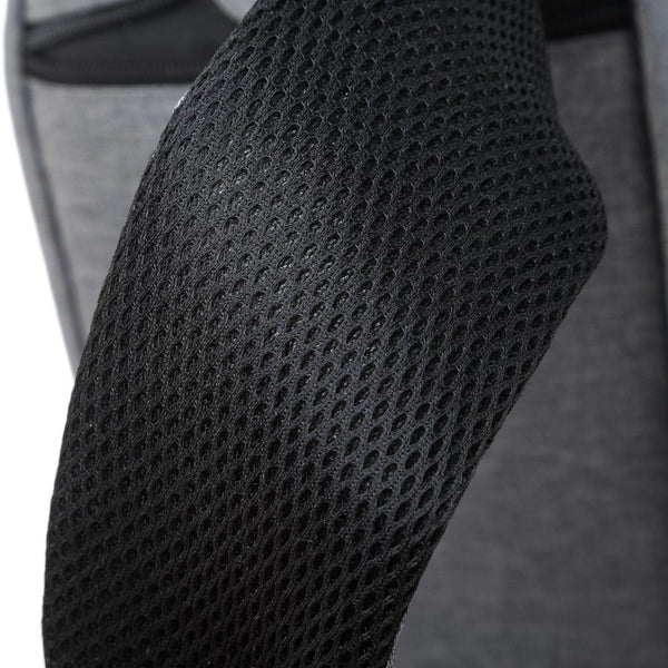 Breathable Casual Backpack For Notebooks And Tablets Large Capacity Grey Laptop Cases & Bags