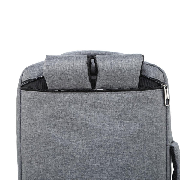 Breathable Casual Backpack For Notebooks And Tablets Large Capacity Grey Laptop Cases & Bags