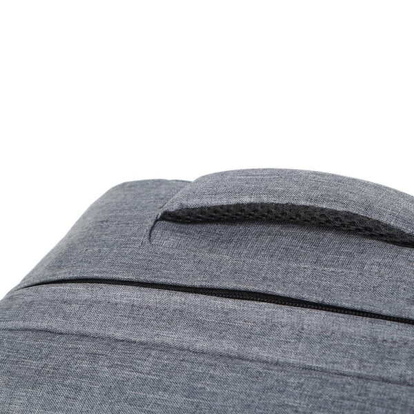 Breathable Casual Backpack For Notebooks And Tablets Large Capacity Grey Laptop Cases & Bags