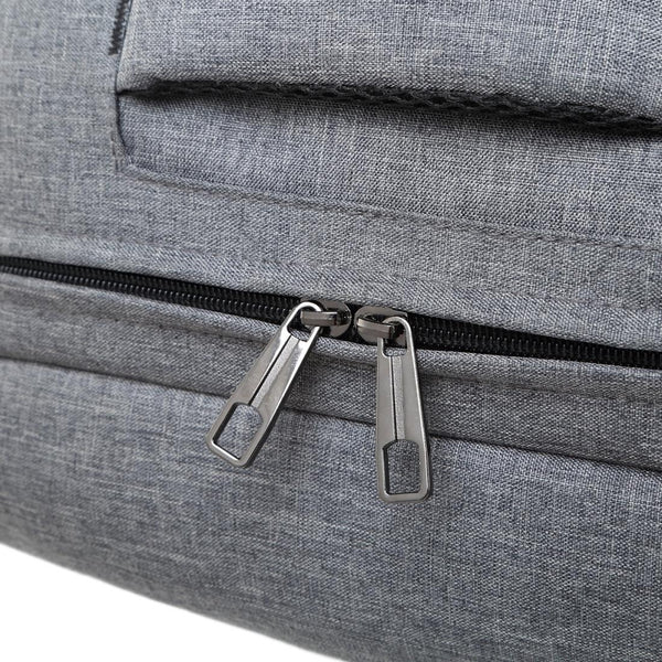 Breathable Casual Backpack For Notebooks And Tablets Large Capacity Grey Laptop Cases & Bags