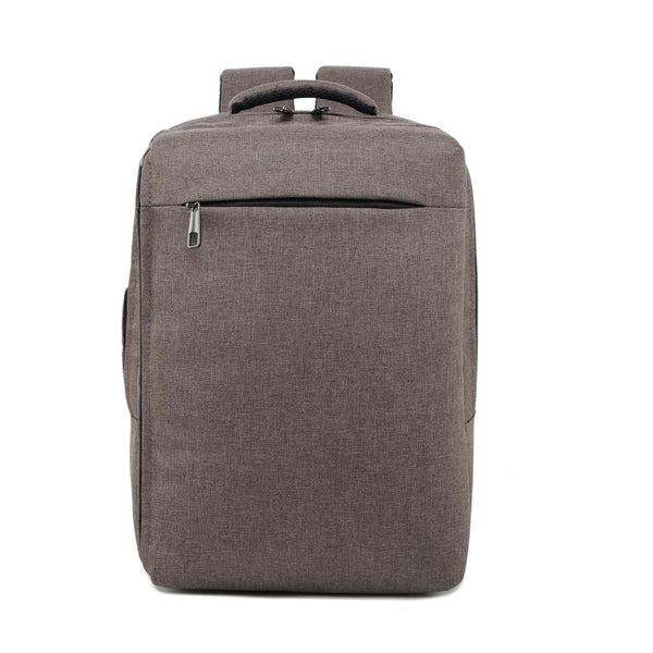 Breathable Casual Backpack For Notebooks And Tablets Large Capacity Grey Laptop Cases & Bags