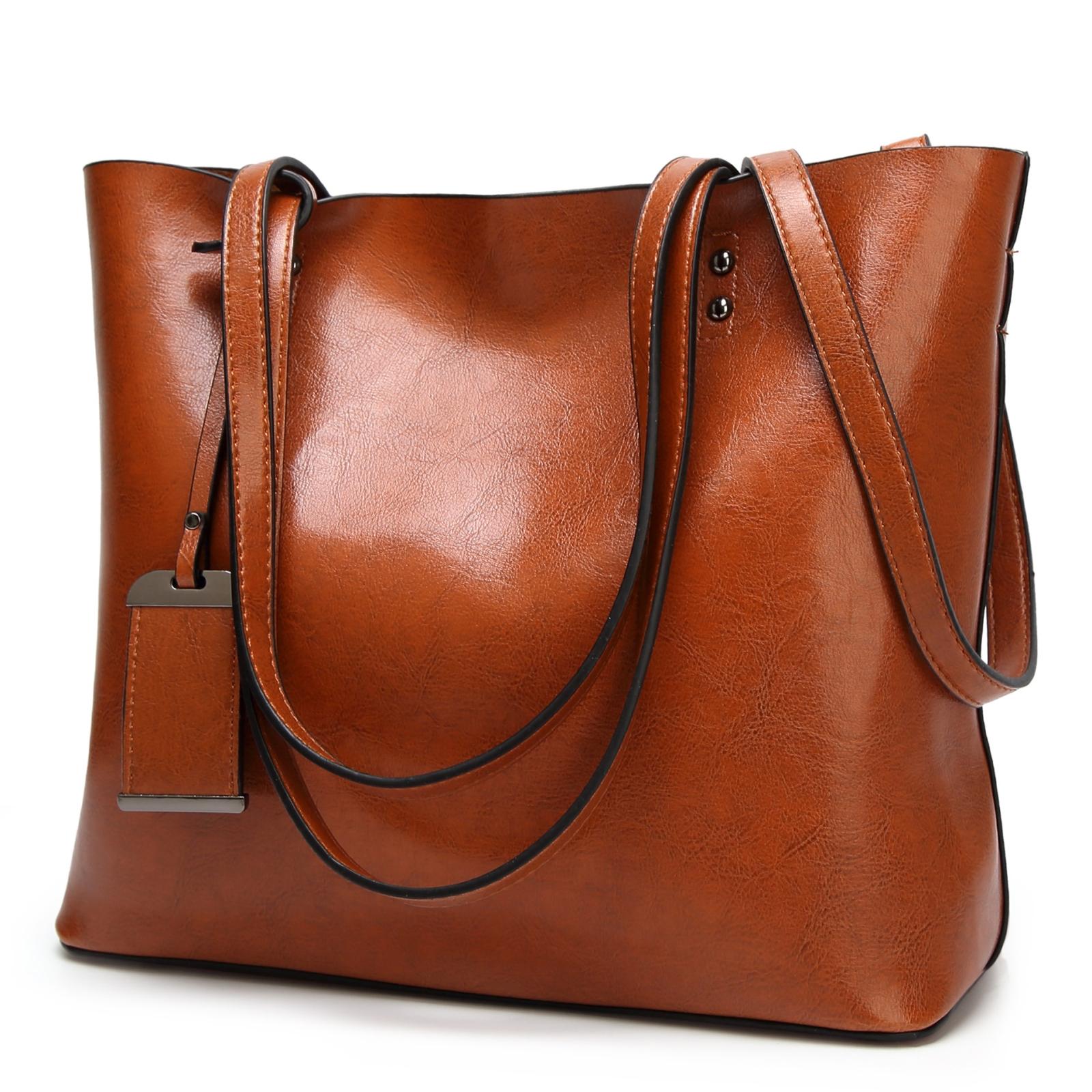 Stylish Pu Leather Women Crossbody Bag Brown Women's Bags & Handbags