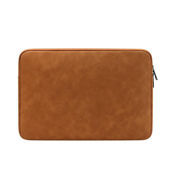 Parallel Deals Lightweight Waterproof Lambskin Laptop Sleeve 13.3 Inches Yellow With Bag Laptop Cases & Bags