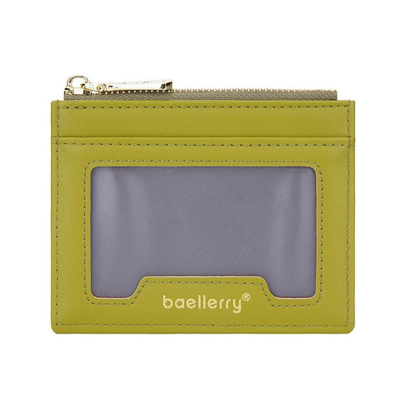 Light & Thin Card Bag Multifunctional Coin Purse Dark Green Wallets