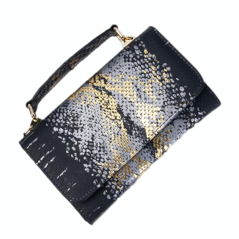 Versatile Lady Crossbody Wrist Bag Multi Functional Sequins Black Women's Bags & Handbags