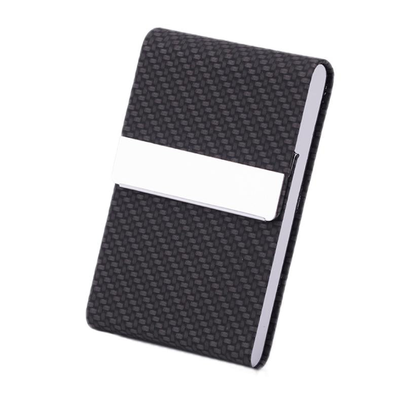 Business Card Case For Advertising Fits Most Cards Woven Black Business Card Holders
