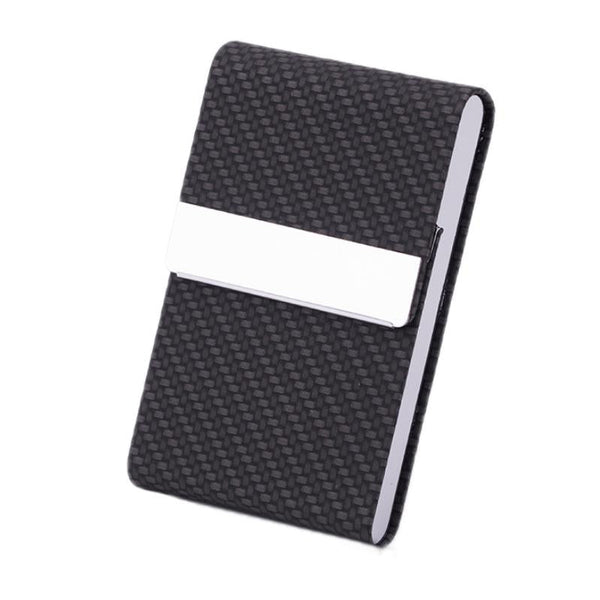 Business Card Case For Advertising Fits Most Cards Woven Black Business Card Holders