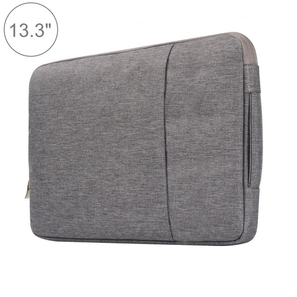 Universal Denim Laptop Bag For 13.3 Notebooks Fits Macbook Air Pro Portable And Stylish 35.5 X 26.5 2Cm Grey Laptop Cases & Bags