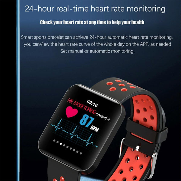 Waterproof Smart Bracelet With Tft Screen And Health Monitoring Grey Smart Watches