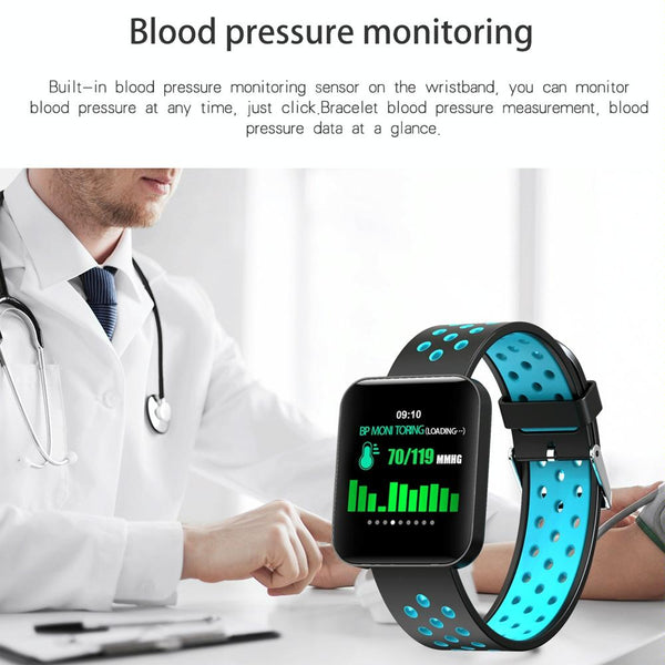 Waterproof Smart Bracelet With Tft Screen And Health Monitoring Grey Smart Watches