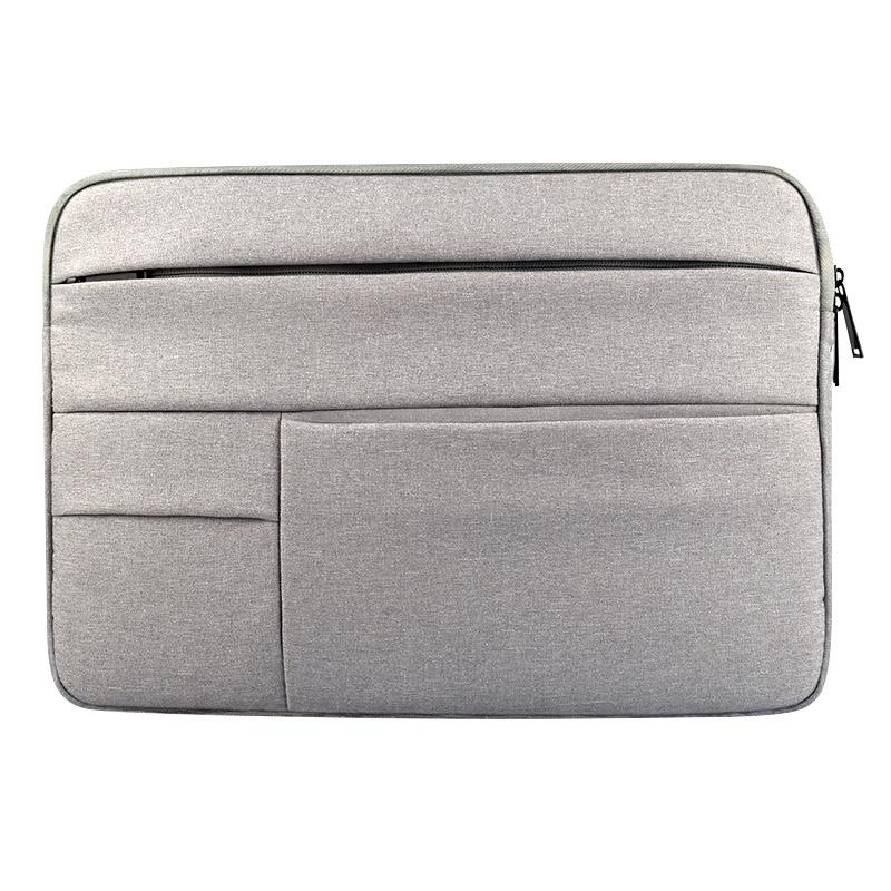 14 Inches 14 Laptop Tablet Bag With Multiple Pockets Portable And Durable Grey Laptop Cases & Bags