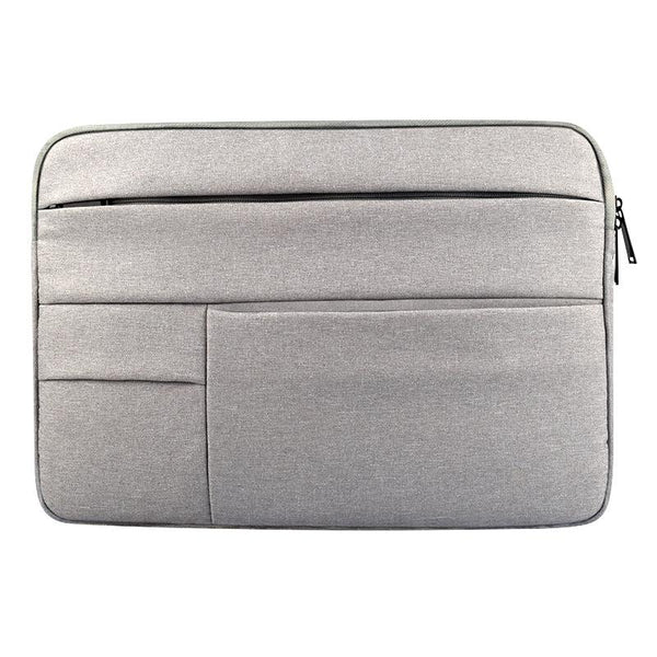 14 Inches 14 Laptop Tablet Bag With Multiple Pockets Portable And Durable Grey Laptop Cases & Bags