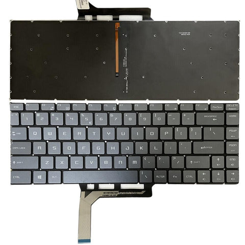 Backlit Laptop Keyboard For Msi Gs65 Series Us Version Grey Other Components & Parts