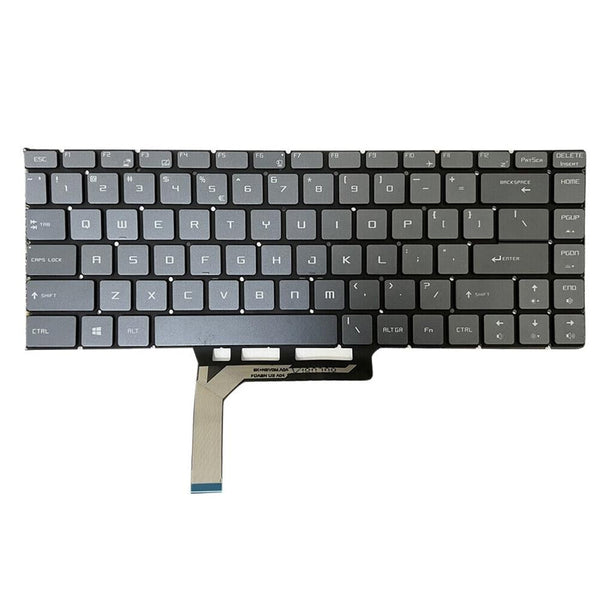 Backlit Laptop Keyboard For Msi Gs65 Series Us Version Grey Other Components & Parts