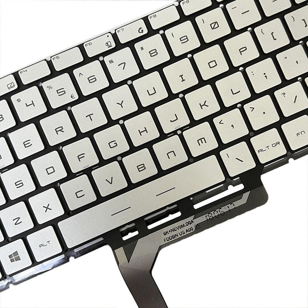 Backlit Laptop Keyboard For Msi Gs65 Series Us Version Grey Other Components & Parts