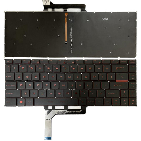 Backlit Laptop Keyboard For Msi Gs65 Series Us Version Grey Other Components & Parts