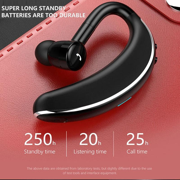 Wireless Stereo Sports Bluetooth 5.0 Earphones V7 Business Style Grey Earbuds