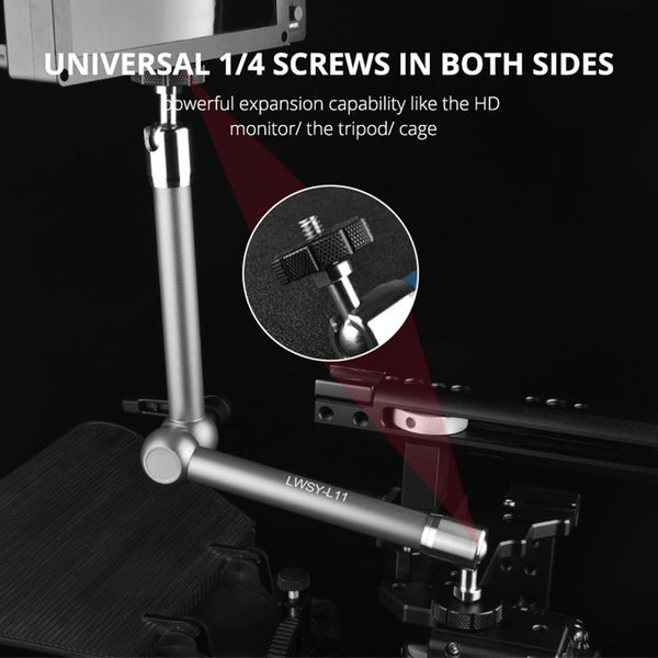 Flexible Articulating Arm With Friction Silver Other Tripods & Supports