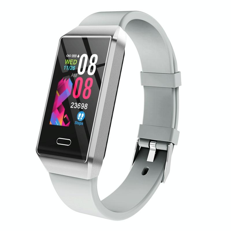 Waterproof Smart Bracelet With Tft Screen 6 Inches Grey Smart Watches