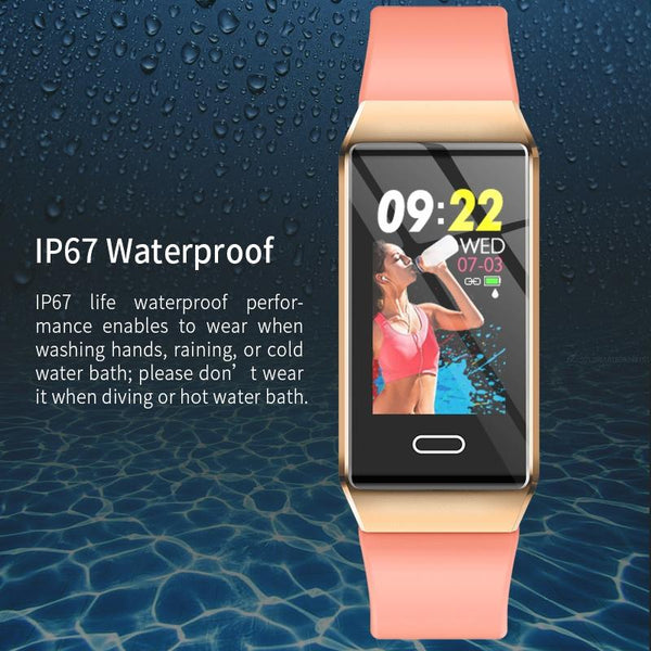 Waterproof Smart Bracelet With Tft Screen 6 Inches Grey Smart Watches