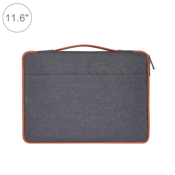 Parallel Stylish Laptop Handbag For Macbook And More Polyester Nylon Grey Laptop Cases & Bags