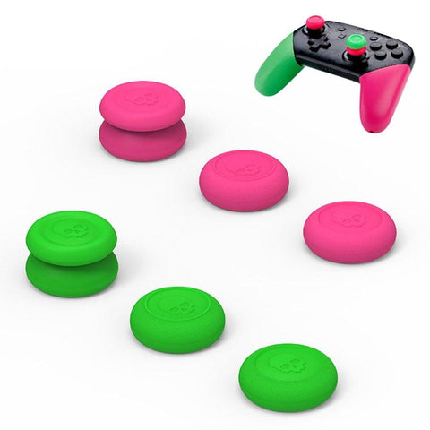 Ps4 Gamepad Rocker Cap Button Cover For Ns Pro Green + Red Bags Skins & Travel Cases