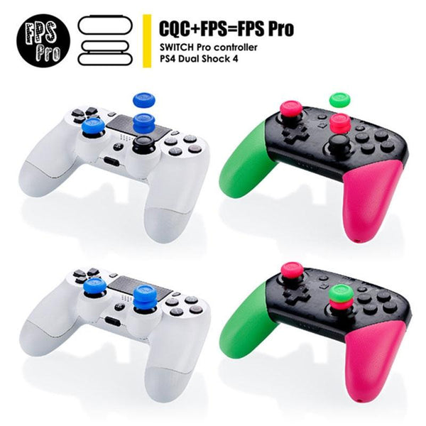 Ps4 Gamepad Rocker Cap Button Cover For Ns Pro Green + Red Bags Skins & Travel Cases