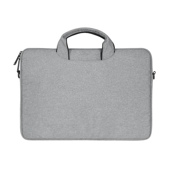 Parallel Deals 13.3 Inch Hidden Portable Strap One Shoulder Handbag Waterproof Oxford Cloth Light Grey Laptop Cases & Bags