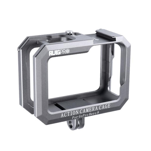Metal Border Frame Mount For Gopro Hero10 / 9 With Dual Cold Shoes Base Other Camera & Photo Accs