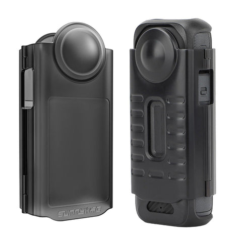 Transparent Black Sunnylife Lens Screen Protector For Insta360 X4 Audio And Video Camera Screen Protectors