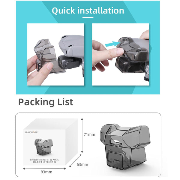 Sunshade Cover For Dji Air 2S Drone Gimbal Lens Audio And Video Accessories Other Camera & Photo Accs