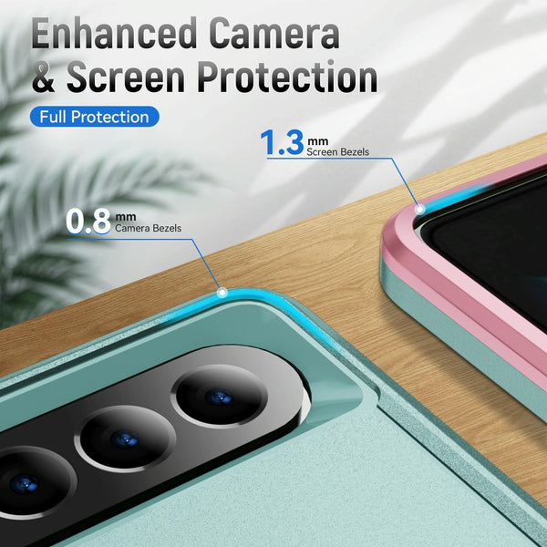 Shockproof Pc Tpu Case For Samsung Galaxy Z Fold4 5G Red Cases Covers & Skins